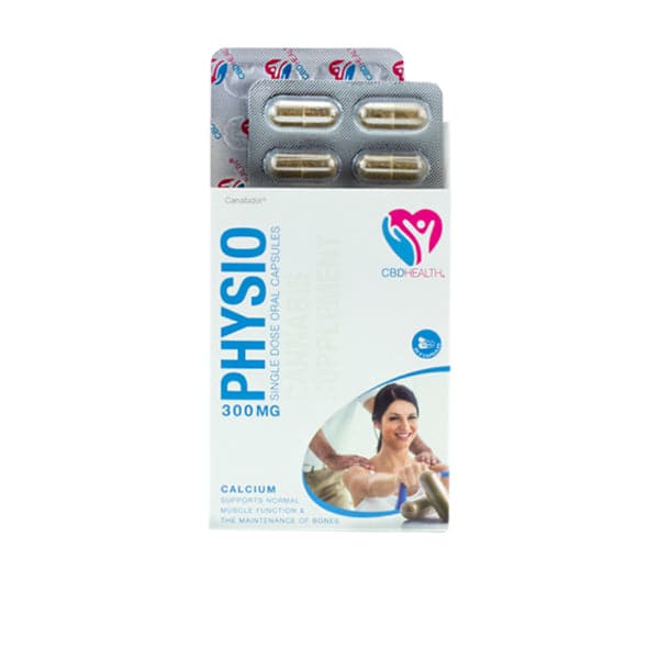 Cápsulas orales de CBD de British Cannabis 300 mg de CBD 30 cápsulas - Fisioterapia