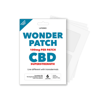 Lifebio 600mg CBD Superforça Wonderpatch - 6 adesivos