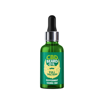 Aceite para barba con menta y CBD de espectro completo Embrace 100 mg - 30 ml