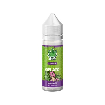 E-líquido CBD de espectro completo de 2000 mg del condado de Cali, 50 ml (60 PG/40 VG)