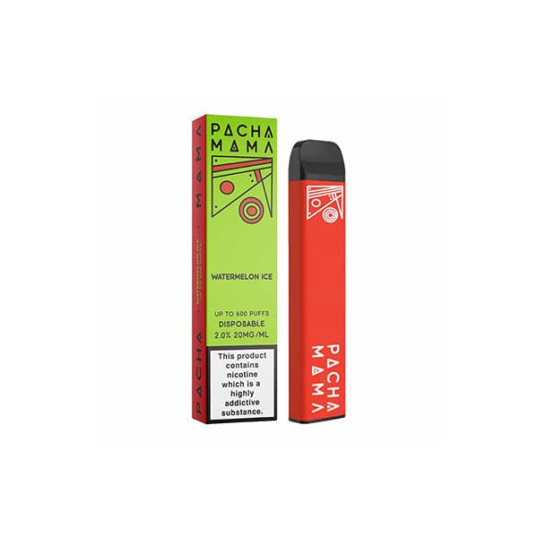 Dispositivo de vapeo desechable Pacha Mama de 20 mg, 600 bocanadas
