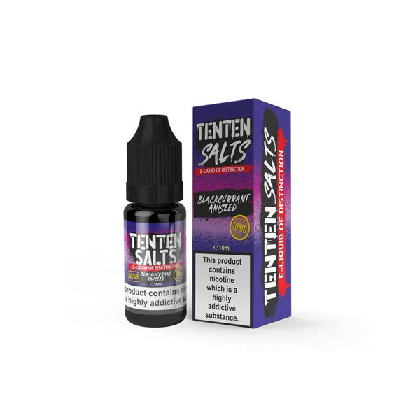 Sales de nicotina TenTen de 20 mg y 10 ml (50 VG/50 PG)