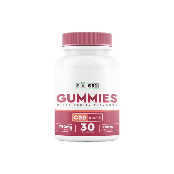 Bala CBD 750mg CBD Isolado Gummies - 30 Peças