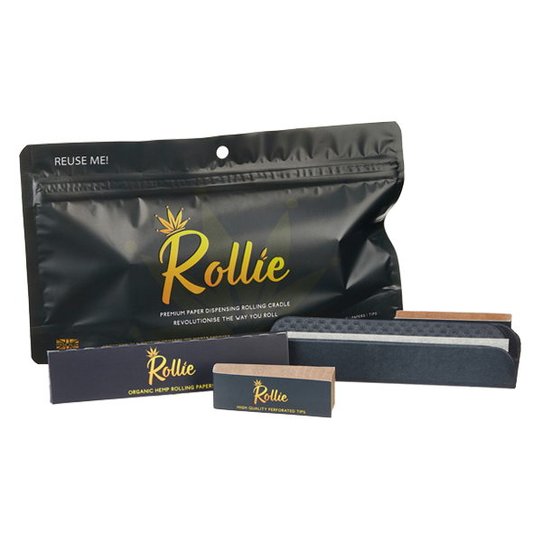 Mesa con ruedas y dispensador de papel Rollie