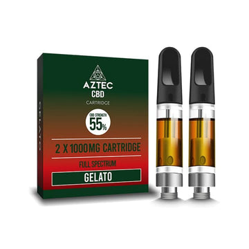 Kit de 2 cartuchos Aztec CBD de 1000 mg (1 ml)