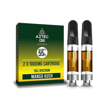 Aztec CBD 2 x 1000mg Cartridge Kit - 1ml