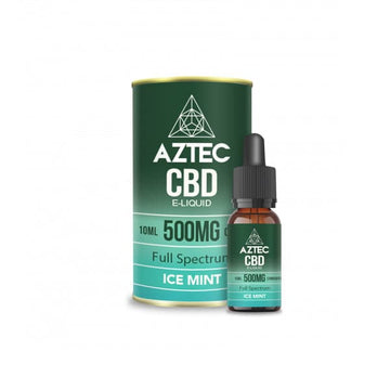 Aztec CBD 500mg CBD Líquido para vaporização 10ml (50PG/50VG)