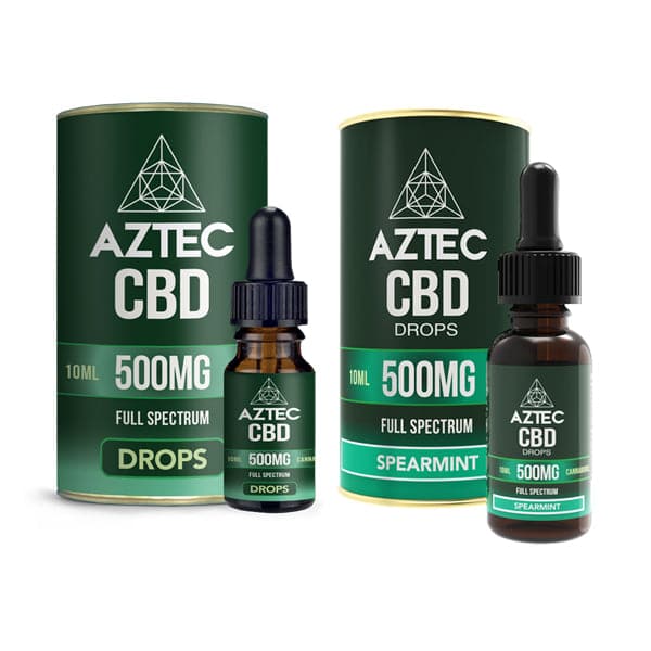 Óleo de cânhamo de espectro total Aztec CBD 500mg CBD 10ml