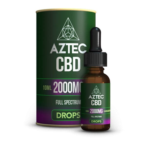 Aceite de cáñamo de espectro completo Aztec CBD 2000 mg CBD 10 ml