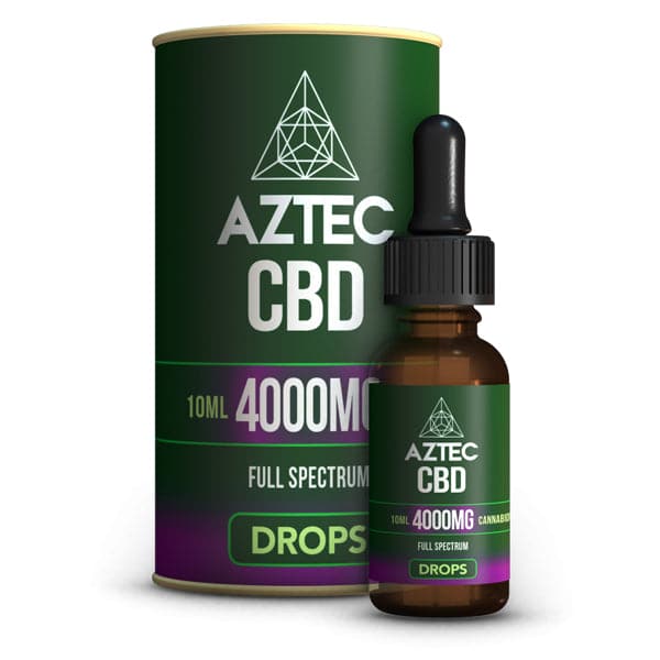 Óleo de cânhamo de espectro total Aztec CBD 4000mg CBD 10ml