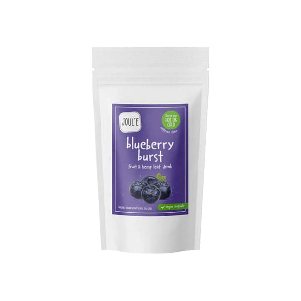 Bebida de té de frutas y hojas de cáñamo con arándanos y 2 % de CBD de Joul'e - 40 g