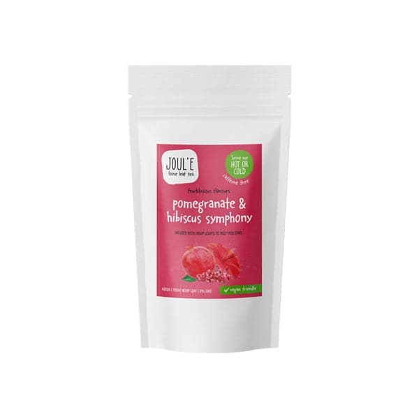 Joul'e Bebida sinfónica de frutas y hojas de cáñamo con té de granada e hibisco al 2% CBD - 40 g