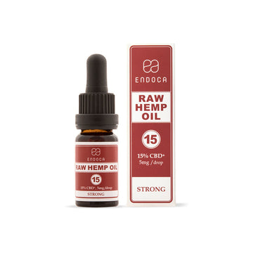 Endoca 1500mg CBD+CBDa Óleo de Cânhamo RAW Gotas 10ml