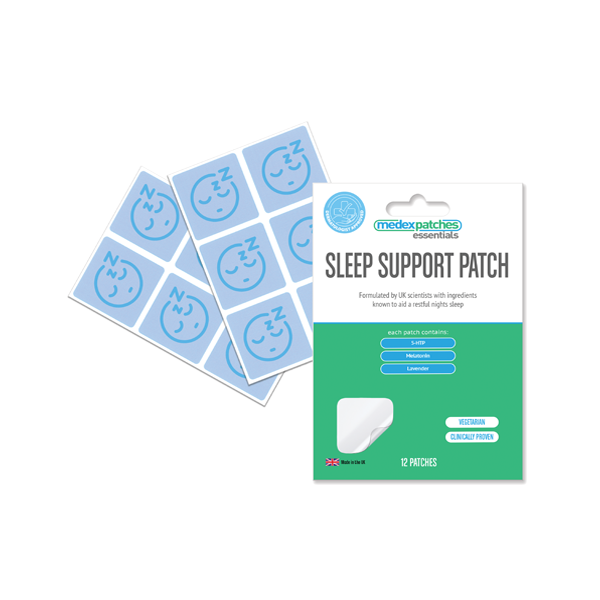 Parches de 5HTP + melatonina Medex Essentials Sleep Support (12 parches)