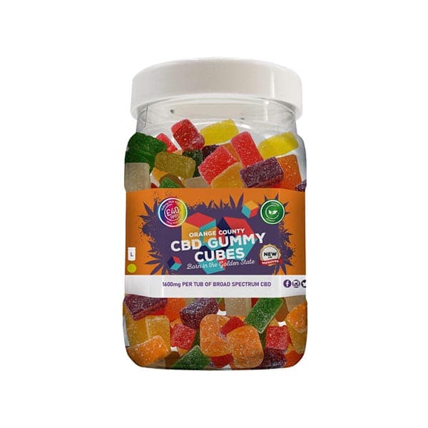 Orange County CBD 1600mg Gummies - Pacote Grande