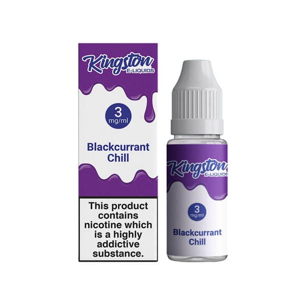 Líquidos electrónicos Kingston de 18 mg y 10 ml (50 VG/50 PG)