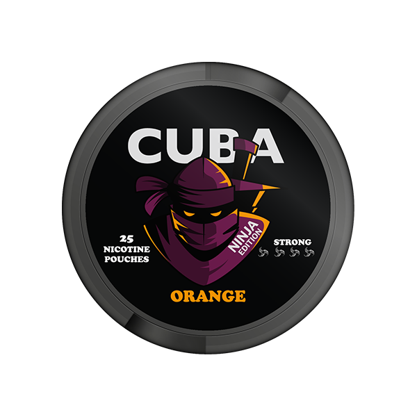 Bolsitas de nicotina CUBA Ninja de 30 mg - 25 bolsitas