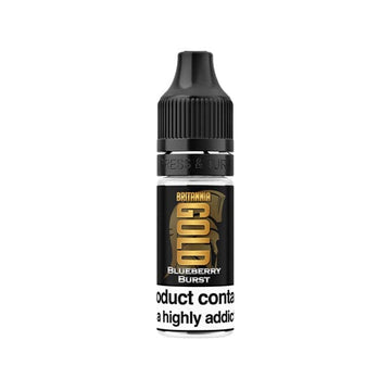 Líquidos electrónicos Britannia Gold de 12 mg y 10 ml (40 VG/60 PG)