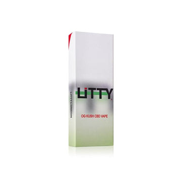 Caneta e kit Litty 40% Broad Spectrum CBD Vape - OG Kush