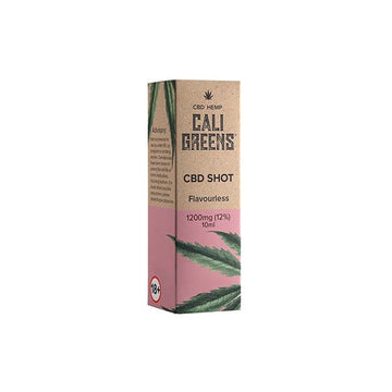 Cali Greens 1200mg CBD Shot sem sabor - 10ml