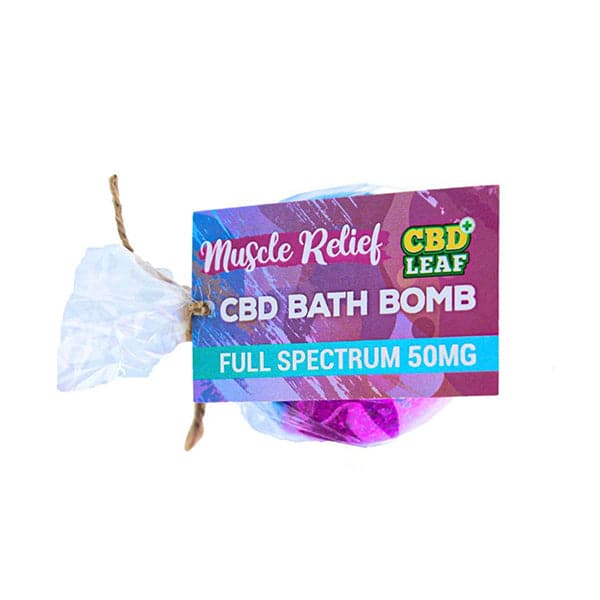 CBD Leaf 100mg Bomba de Banho CBD - Alívio Muscular