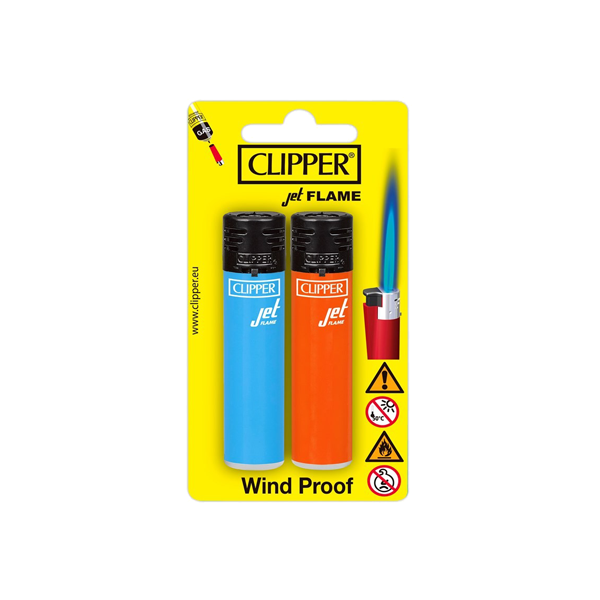 Paquete de 24 encendedores Clipper CKJ11RH Jet Flame - CKJ1L003UKH