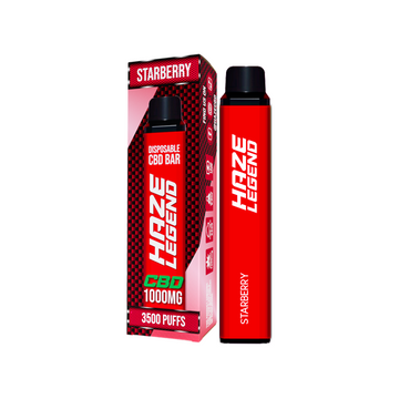 Haze Legend 1000mg CBD Dispositivo descartável para vaporizar 3500 Puffs