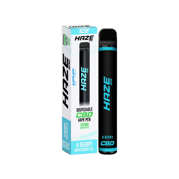 Haze Bar Ice 300mg CBD Dispositivo descartável para vaporização 600 Puffs