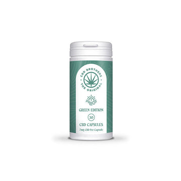 CBD Brothers Green Edition 210mg CBD/CBDA Cápsulas Veganas - 30 Cápsulas