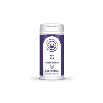 Cápsulas veganas CBD/CBDA de 1200 mg de CBD de CBD Brothers Purple Edition (30 cápsulas)