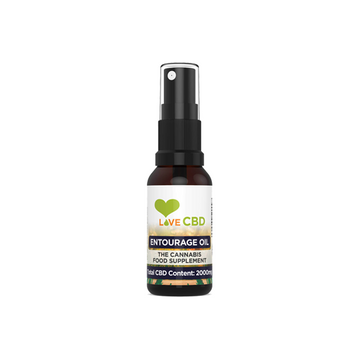 Spray de óleo CBD Love CBD 2000mg Entourage - 20ml