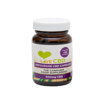 Cápsulas de CBD Love CBD 600 mg Entourage - 60 cápsulas