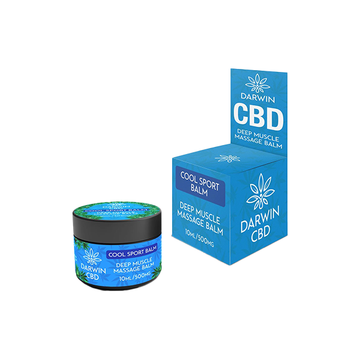 Darwin CBD 500mg Bálsamo Esportivo Refrescante - 10ml