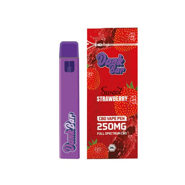 Dank Bar 250mg Full Spectrum CBD Vape Descartável da Purple Dank - 12 sabores