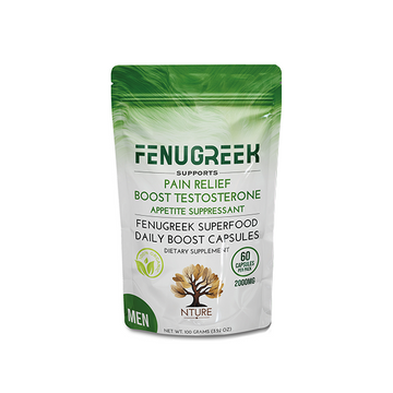 NTURE 2000mg Fenugreek Men Cápsulas - 60 Cápsulas