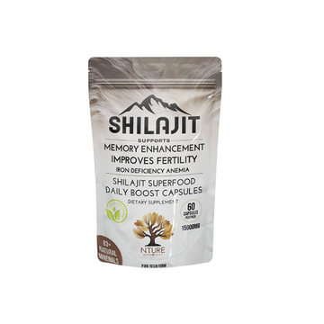 Cápsulas de Shilajit NTURE 15000mg - 60 Cápsulas