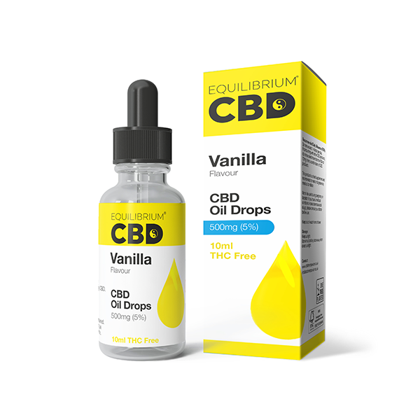 Óleo CBD Equilibrium 500mg 10ml - Sabor Baunilha