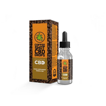 Aceite de CBD Equilibrium de 1000 mg, 10 ml: gotas de café