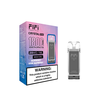 Cápsulas de repuesto FLFI Crystal de 2 ml y 1800 inhalaciones