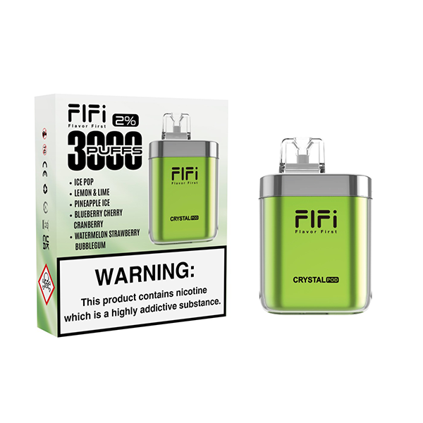 Kit de cápsulas FLFI Crystal 5 en 1, 3000 inhalaciones