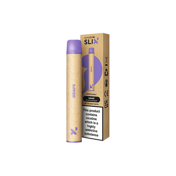 20mg ANDS Slix Dispositivo Vape Descartável Reciclável 600 Puffs