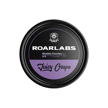 6mg Roar Labs Juicy Grape Nicotine Pouch - 20 bolsas