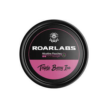 6mg Roar Labs Triple Berry Ice Nicotine Pouch - 20 bolsas