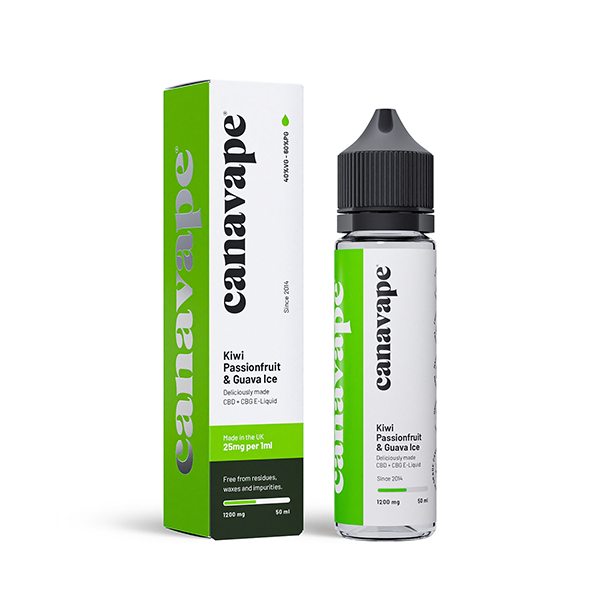 Canavape 1250mg CBD + CBG E-líquido 50ml (várias proporções VG/PG)