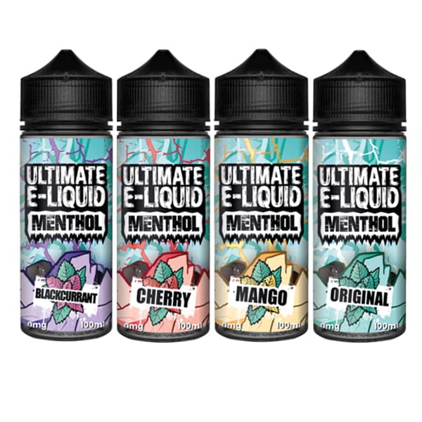 Ultimate E-liquid Mentol da Ultimate Puff 100ml Shortfill 0mg (70VG/30PG)