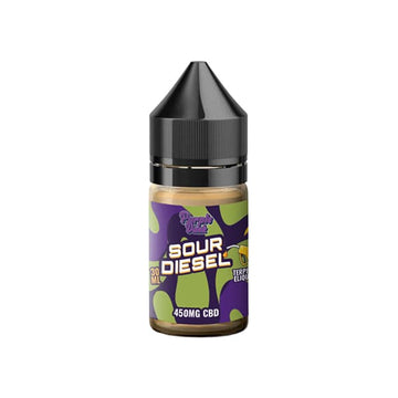 E-líquido con CBD de 450 mg infundido con terpenos Purple Dank, 30 ml (COMPRE 1 Y OBTENGA 1 GRATIS)