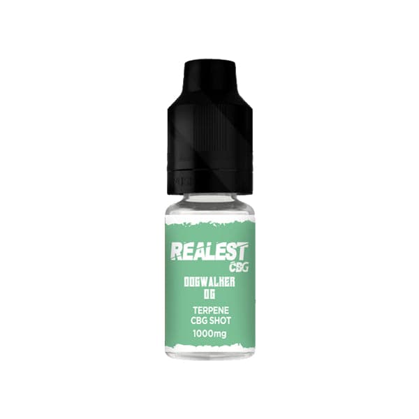 Inyección potenciadora de CBG con infusión de terpenos Realest CBD 1000 mg, 10 ml (COMPRE 1 Y OBTENGA 1 GRATIS)