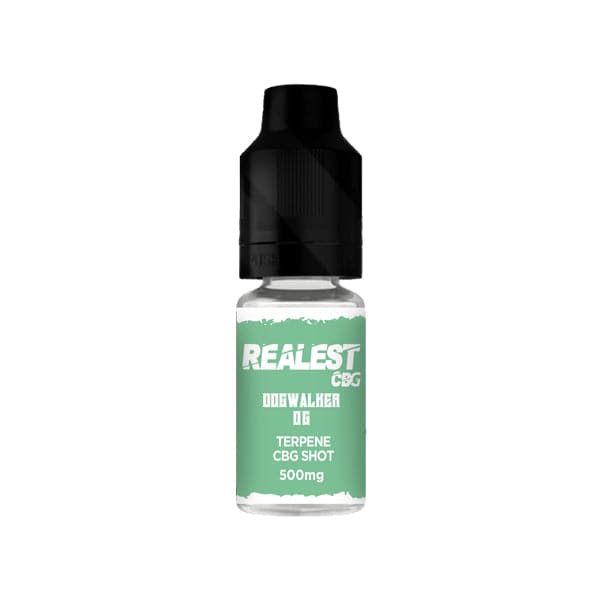 Realest CBD 500mg Terpene Infused CBG Booster Shot 10ml (COMPRE 1 E GANHE 1 GRÁTIS)