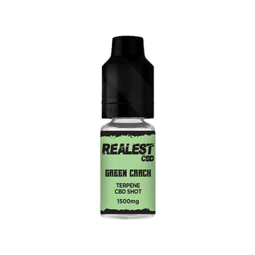 Realest CBD 1500mg Terpene Infused CBD Booster Shot 10ml (COMPRE 1 E GANHE 1 GRÁTIS)