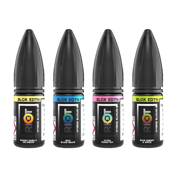 Sales de nicotina Riot Squad Black Edition de 10 mg, 10 ml (50 VG/50 PG)